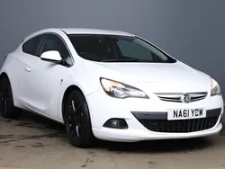 White Used 2012 Vauxhall Astra GTC SRi Hatchback | £2,890 (Fair price)