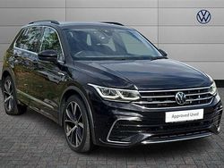 Black Used 2021 VW Tiguan R-line SUV | £25,250 (Fair price)