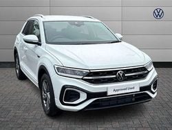 White New 2025 VW T-Roc R-line SUV | £27,470 (Fair price)