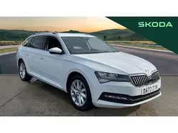 White Used 2023 Skoda Superb SE Technology Estate | £20,247 (Fair price)