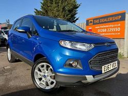 Blue Used 2017 Ford Ecosport Titanium SUV | £6,590 (Fair price)