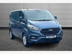 Blue Used 2021 Ford Transit Custom Limited Van | £21,300 (A bit pricey)