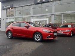 Red Used 2016 Mazda 3 Hatchback | £8,450 (Fair price)