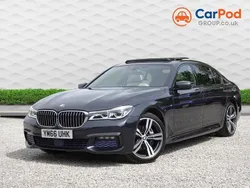 Grey Used 2017 BMW 740L M Sport Sedan | £25,990 (A bit pricey)