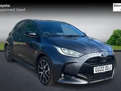 Grey Used 2022 Toyota Yaris Hybrid Hatchback | £18,612 (Fair price)