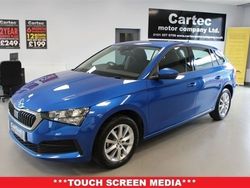 Blue Used 2023 Skoda Scala Hatchback | £11,489 (Fair price)