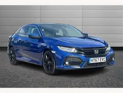 Blue Used 2018 Honda Civic EX Hatchback | £9,290 (Fair price)
