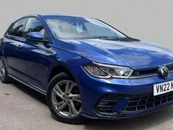Blue Used 2022 VW Polo R-line Hatchback | £16,770 (Fair price)