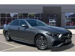 Grey Used 2023 Mercedes C300e AMG line Sedan | £31,842 (Good price)