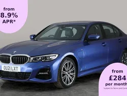 Blue Used 2021 BMW 330e M Sport Sedan | £19,602 (Good price)