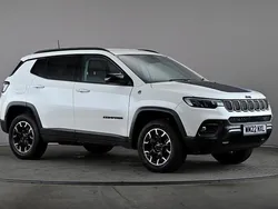 White Used 2022 Jeep Compass Trailhawk SUV | £15,298 (Fair price)