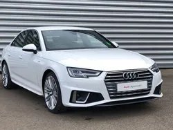 Ibis white, solid Used 2019 Audi A4 S-Line Sedan | £14,995 (Fair price)