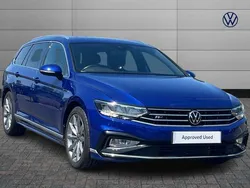 Blue Used 2021 VW Passat R-line Estate | £19,290 (Fair price)
