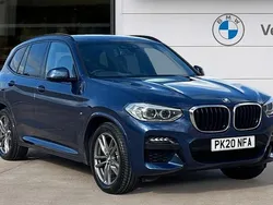 Phytonic blue Used 2020 BMW X3 M Sport SUV | £27,021 (Fair price)