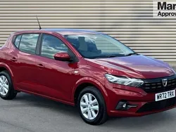 Red Used 2022 Dacia Sandero Comfort Hatchback | £10,987 (Good price)