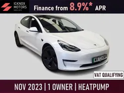 White Used 2023 Tesla Model 3 Long Range Sedan | £25,895 (Expensive)