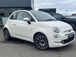 White New 2025 Fiat 500 Hatchback | £15,490 (A bit pricey)