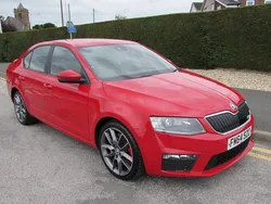 Red Used 2015 Skoda Octavia vRS Hatchback | £6,995 (A bit pricey)