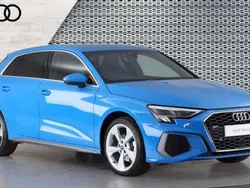 Blue Used 2023 Audi A3 e-tron S-Line Hatchback | £24,865 (Fair price)