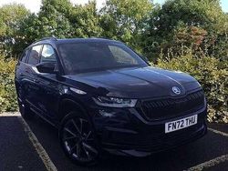 Black magic pearl effect Used 2022 Skoda Kodiaq SportLine SUV | £28,690 (Fair price)