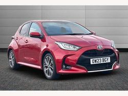 Red Used 2023 Toyota Yaris Hybrid Hatchback | £20,350 (A bit pricey)