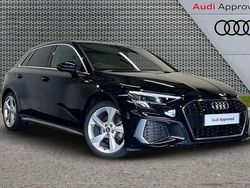 Black Used 2023 Audi A3 S-Line Hatchback | £27,184 (A bit pricey)