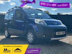 Blue Used 2010 Peugeot Bipper Outdoor MPV | £2,995