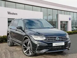 Black Used 2025 VW Tiguan Allspace R-line SUV | £40,999 (Expensive)