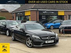 Black Used 2017 Mercedes C220 AMG Line Premium Coupe | £15,995 (Fair price)