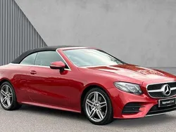 Red Used 2020 Mercedes E220 AMG line Cabriolet | £25,428 (Fair price)
