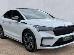 White New 2025 Skoda Enyaq iV SportlinePlus SUV | £34,331