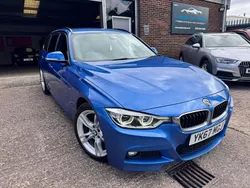 Blue Used 2017 BMW 320 M Sport Estate | £12,195 (Fair price)
