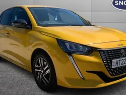 Yellow Used 2022 Peugeot 208 Allure Premium Hatchback | £11,556 (Fair price)