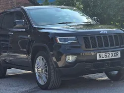 Black Used 2012 Jeep Grand Cherokee Overland SUV | £9,995