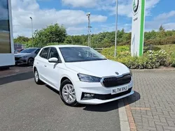 Moon white metallic Used 2024 Skoda Fabia Comfort Hatchback | £17,995