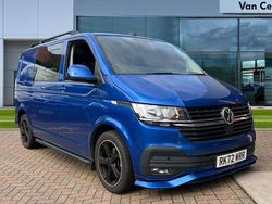 Blue Used 2022 VW Transporter Highline Van | £41,989 (A bit pricey)