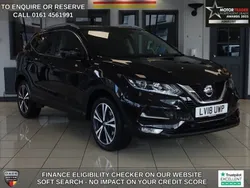 Black Used 2018 Nissan Qashqai N-Connecta SUV | £12,670 (Fair price)