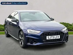 Blue Used 2023 Audi A4 Black Edition Sedan | £27,489 (A bit pricey)