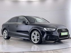 Black Used 2018 Audi A3 S-Line Sedan | £14,400 (Good price)