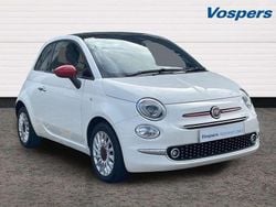 White Used 2022 Fiat 500 Red Hatchback | £9,489 (Fair price)