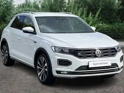 Pure white Used 2019 VW T-Roc R-line SUV | £17,995 (Fair price)
