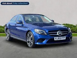 Blue Used 2020 Mercedes C200 Premium | £17,999 (Good price)