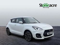 White Used 2019 Suzuki Swift Sport Hatchback | £10,695 (Fair price)