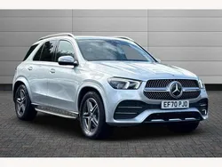 Silver Used 2021 Mercedes GLE350 AMG line SUV | £43,500 (Good price)