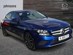 Blue Used 2018 Mercedes C220 SE Sedan | £13,990 (Good price)