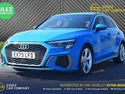 Blue Used 2023 Audi A3 Sportback S-Line Hatchback | £22,495 (Fair price)