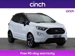 White Used 2019 Ford Ecosport ST-Line SUV | £10,099 (Fair price)