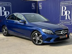 Blue Used 2018 Mercedes C200 Sedan | £14,399 (Good price)