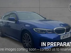 Blue Used 2021 BMW 330e M Sport Estate | £27,983 (Fair price)