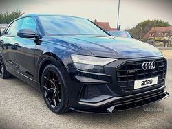 Black Used 2020 Audi Q8 S-Line SUV | £38,480 (A bit pricey)